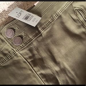 Loft NWT high waisted sateen legging jeans